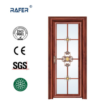 Sell Best Red Color Aluminum Bathroom Door with Jade (RA-G015)